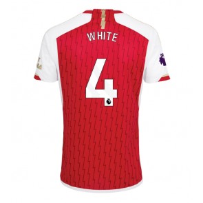 Arsenal Benjamin White #4 Koszulka Podstawowych 2023-24 Krótki Rękaw